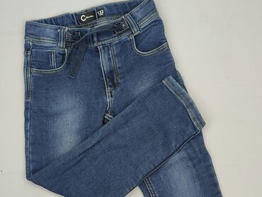 kurtka futerko dla dziewczynki: Jeans, C&A, 7 years, 122, condition - Very good