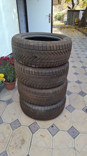 комплект зимней резины: Комплект шин 255/55 R18 - Тип: радиальные, бескамерные (tubeless) -