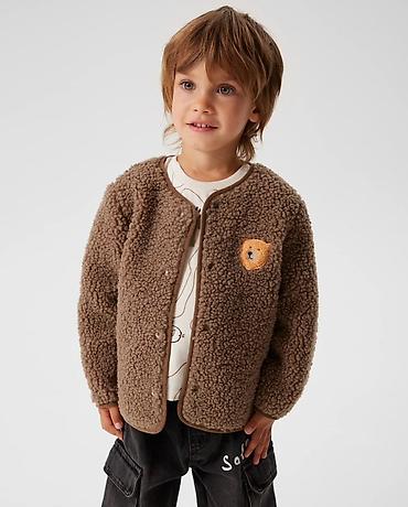 Верхняя одежда: В наличии демисезонные плюшевые куртки тедди. 👆👆👆Последние 92 и — 1