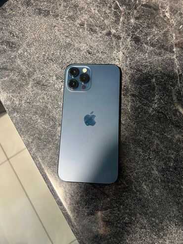 Apple iPhone: IPhone 12 Pro, 128 GB, Pacific Blue, Face ID
