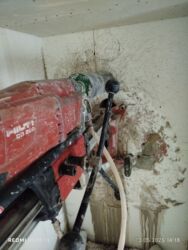 Beton işləri: Beton kəsmə beton deşmə xidməti Karot - HILTI DD 200 / 350 ilə 25 ° — 38