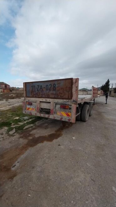 yuk maşini: Kamaz qoşqusu
Uzunlugu 13,60
Eni 2.65 
Hündürlüyü 65