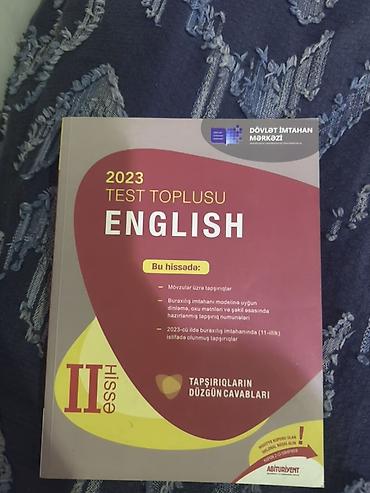 Testlər: İngilis dili Testlər 11-ci sinif, DİM, 2-ci hissə, 2023 il — 1
