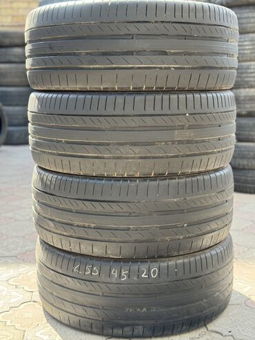 Шины: Шины 255 / 45 / R 20, Лето, Б/у, Комплект, Легковые, Германия, Continental