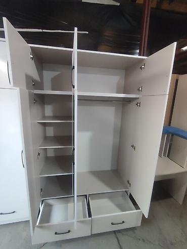 Шкафы для одежды: Шкаф для одежды, Новый, Прямой, ЛДСП — 11