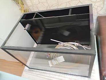 Akvaryum şkafı ilə üst filtrli şüşə akvaryum korpusu. - Material
