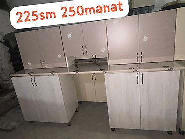 metbex meneli: Mətbəx mebeli dəsti - Ümumi uzunluq: 225sm -Matiryal laminat — 1