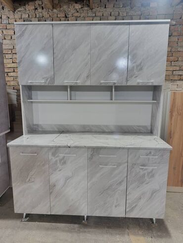 Кухонные гарнитуры: Кухонный гарнитур, Новый, цвет - Белый, ДСП, Бесплатная доставка — 2