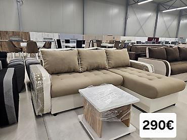 Ugaone garniture: Ugaona trosed-ležaj sa ležajem i sandukom za odlaganje - Model — 6
