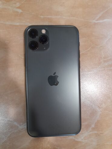 Apple iPhone: IPhone 11 Pro, 256 GB, Matte Midnight Green, Simsiz şarj, Face ID