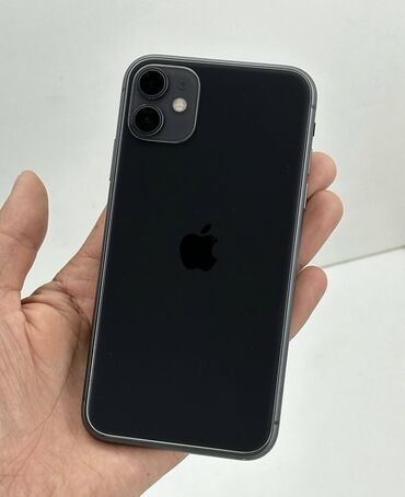 меняю на айфон 11: IPhone 11, Б/у, 128 ГБ, Black Titanium, Защитное стекло, Кабель, Чехол, 72 %