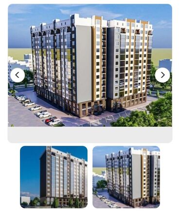 1 комнатная квартира на месяц: 1 комната, 44 м², Индивидуалка, 7 этаж, ПСО (под самоотделку)