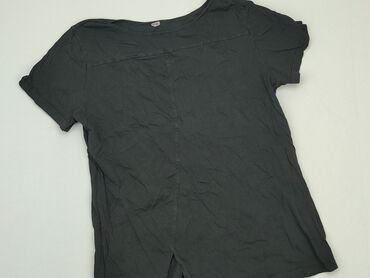 czarne spódniczka do kolan: T-shirt, S (EU 36), condition - Very good