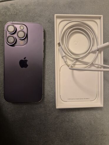 IPhone 14 Pro, 128 GB, Blue Titanium, Barmaq izi, Simsiz şarj, Face ID