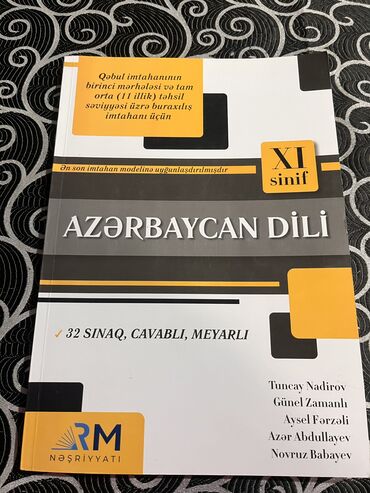 6 ci sinif azerbaycan dili test kitabi: RM Azerbaycan dili metn ve testler 11 ci sinif