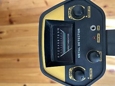 metal dedektor satışı: Metal Axtarıcı (Metal Detector) - İdarəetmə paneli: analoq göstərici — 2