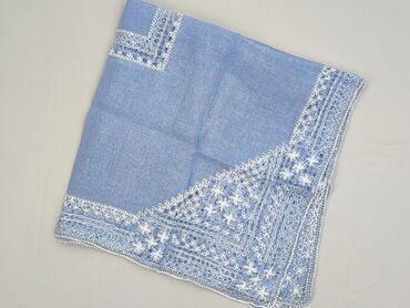 Serwetka 73 x 73, kolor - Błękitny, stan - Bardzo dobry