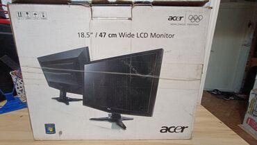 монитор для компа: Монитор, Acer, Б/у, 18" - 19"
