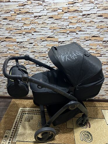 Коляски: Коляска, цвет - Черный, Б/у — 3