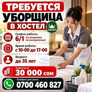 Требуется Горничная, Оплата: Ежемесячно