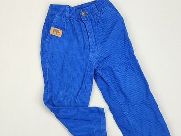 spodnie z lat 90: Material trousers, 2-3 years, 98, condition - Satisfying
