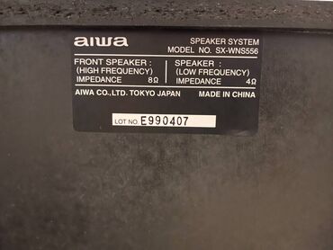 Zvučnici i stereo sistemi: Mini linija AIWA, uvoz Svajcarska Model "CX-NS 556 EZ" - proizvođač — 7