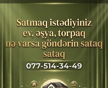 ofisiant vakansiya 2026: Satmaq istədiyiniz hər növ əmlak və əşyalar üçün satış xidməti. Ev — 1
