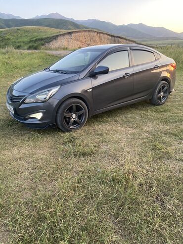 аренда авто с последующим выкупом в бишкеке: Hyundai Solaris: 2015 г., 1.6 л, Автомат, Газ