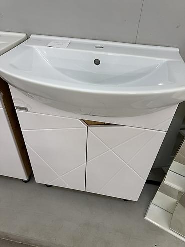defender apollo: Тумба с умывальником для ванной комнаты - Комплект: керамический — 1