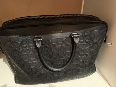 Сумка-портфель COACH New York. - Материал: натуральная кожа с