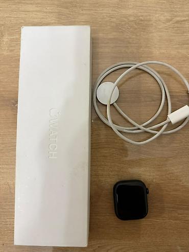 alminum kabel: Məhsul: Apple Watch series 10 46mm Jet black(qara kasa) + maqnit USB‑C — 2