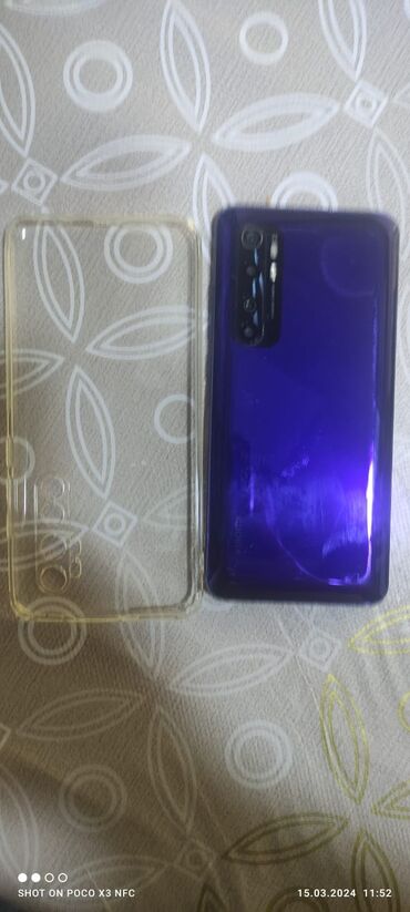 телефон флай 10: Xiaomi Redmi Note 10 Lite, 64 ГБ, цвет - Фиолетовый, 
 Сенсорный, Отпечаток пальца, Беспроводная зарядка