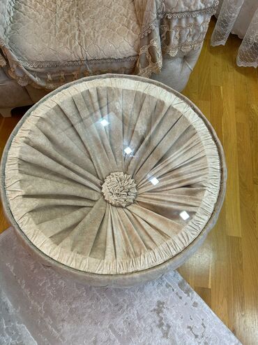 диван для прихожей банкетка в прихожую: Пуфик-стол, Велюровая ткань