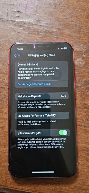 Apple iPhone: IPhone Xr, Qırmızı, Face ID — 5