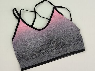 Biustonosz sportowy damski o cieniowanym wzorze w odcieniach różu i