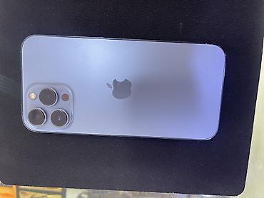 dubayski iphone 13 pro max: IPhone 13 Pro Max, 256 GB, Sierra Blue, Zəmanət, Simsiz şarj, Face ID — 1
