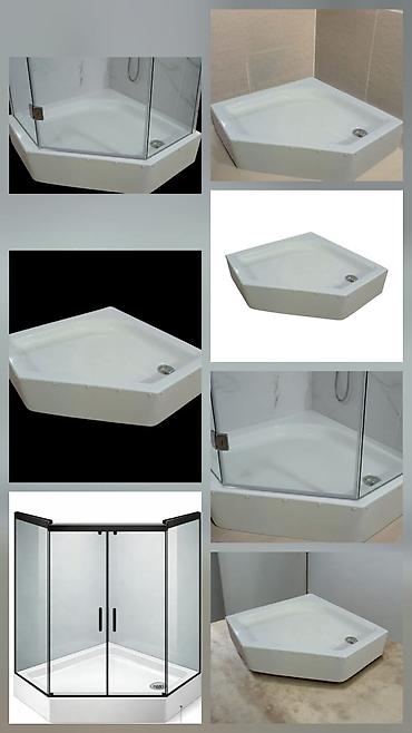 Duş kabinaları, arakəsmələr: Akril material. YENİ. Müxtəlif ölçü və modellər mövcuddur. bazar — 10