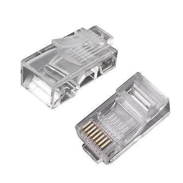 Соединители для проводов: Розъемы RJ45 (8P8C) для обжимки сетевых кабелей - Тип: модульные — 1