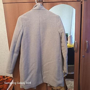 pol palto: Palto, Bershka, XS, rəng - Boz — 3