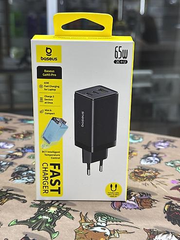 micro usb: Baseus адаптер 65W 2C+U с кабелем 100W - Тип: сетевое зарядное — 2