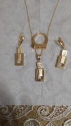 бижутерия из муранского стекла: В комплекте: Колье, Желтое золото, 6 г