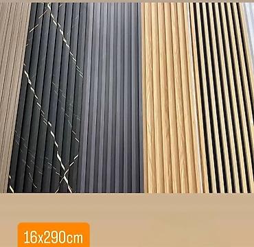 Tapete: 3D PVC zidne lamelne obloge – dekorativni paneli - Dimenzije panela — 4