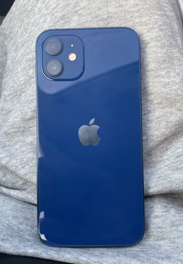 бу акб купить: IPhone 12, Колдонулган, 128 ГБ, Көк