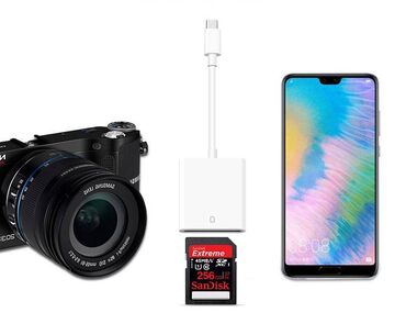 zashchitnye plenki dlya planshetov huawei: Кард-ридер TYPE C OTG to SD Card Camera Reader H-859 - подходит