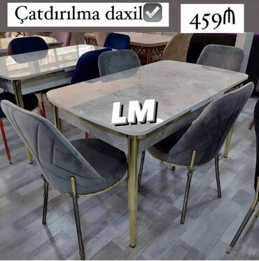 Divan və masa dəstləri: Masa dəsti 💥 TÜRK FABRİKAENDİRİMLƏ : 459₼ 💃🏻 Yeni və depodan satış