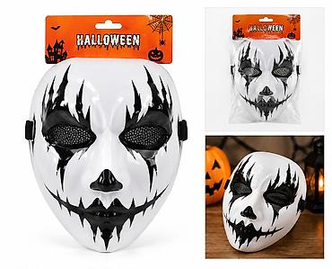 KMT Halloween maskenbalska maska sa crno-belim perjem HW-014 Opis: -