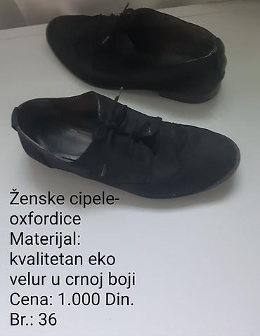 ženske cipele: Ženske cipele – oxfordice - Model: klasične oxfordice sa pertlama i — 1