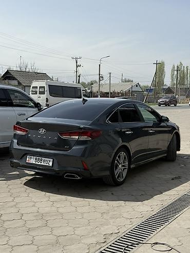 Тонировка автостекол: Hyundai Sonata, new rise 🇰🇷 седан бизнес-класса в темно-сером цвете — 6