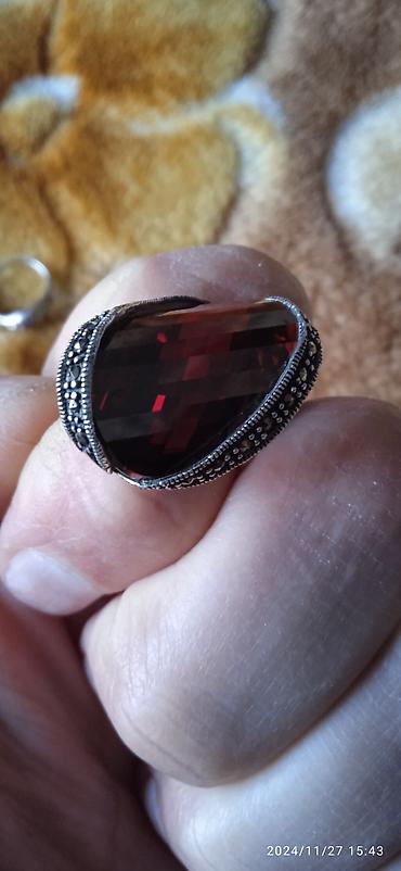 серебро наборы: Кольцо, Печатка, Проба 925, Мужские, Новый — 5