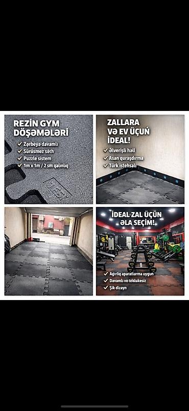 Matlar: Federal Gym rezin yer döşəmələri - İstifadə sahəsi: idman zalları — 8